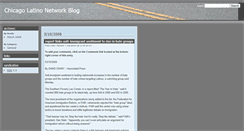 Desktop Screenshot of blog.chicagolatinonetwork.com